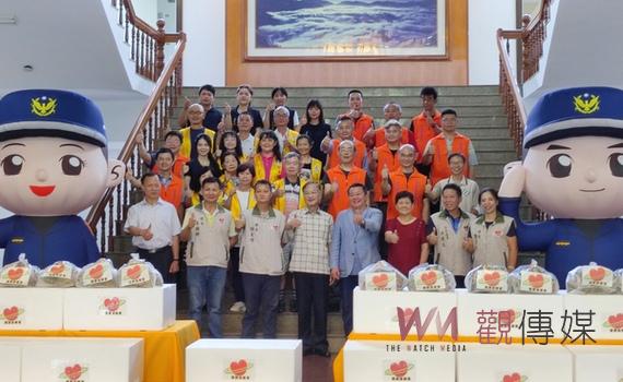 嘉義縣警察局端午送暖少年粽善根 結合環愛慈善贊助協輔弱勢
