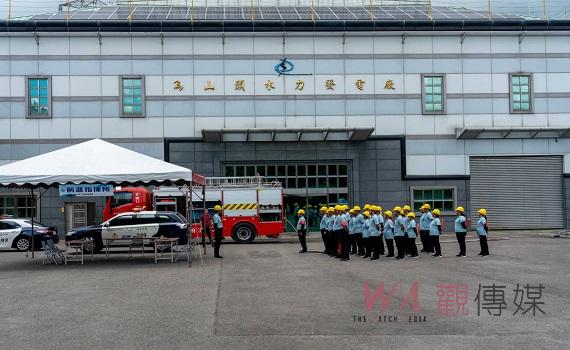 112年度烏山頭水庫整備維護演練 現場爆破模擬恐攻