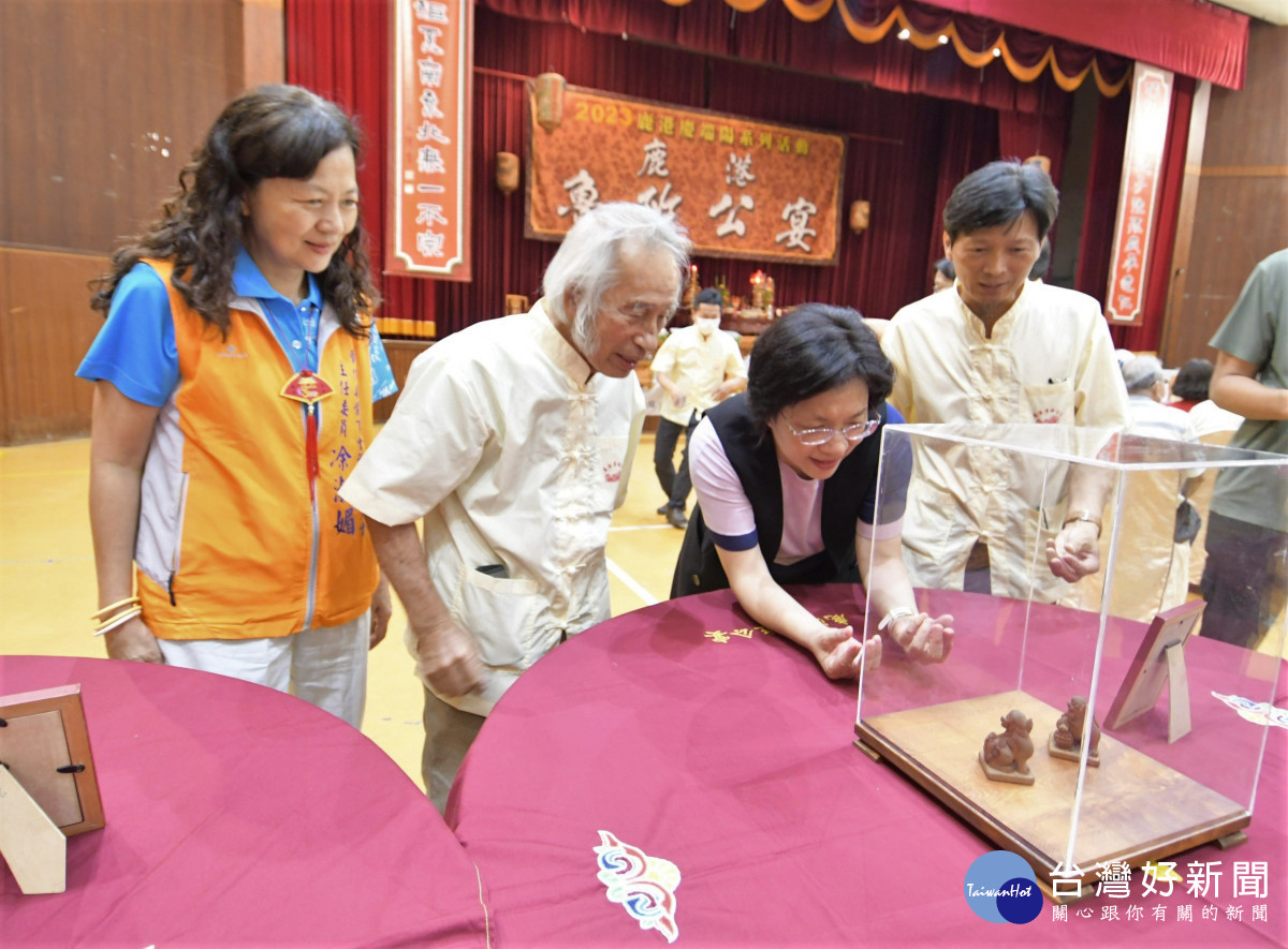鹿港魯班公宴即日起至25日在鹿港勞動學苑展出。圖/記者鄧富珍翻攝