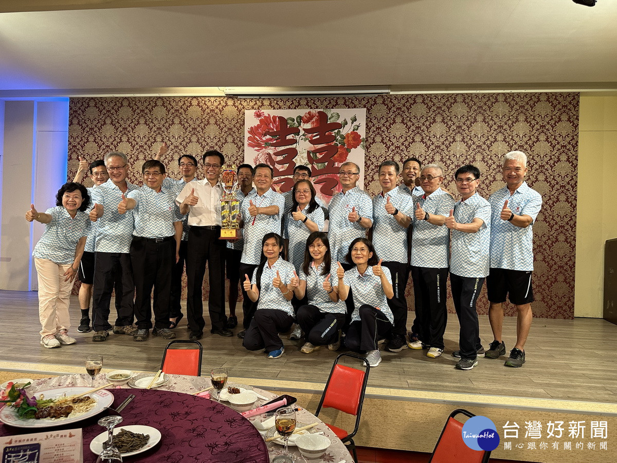 南投縣府獲得第四名。(記者扶小萍攝)