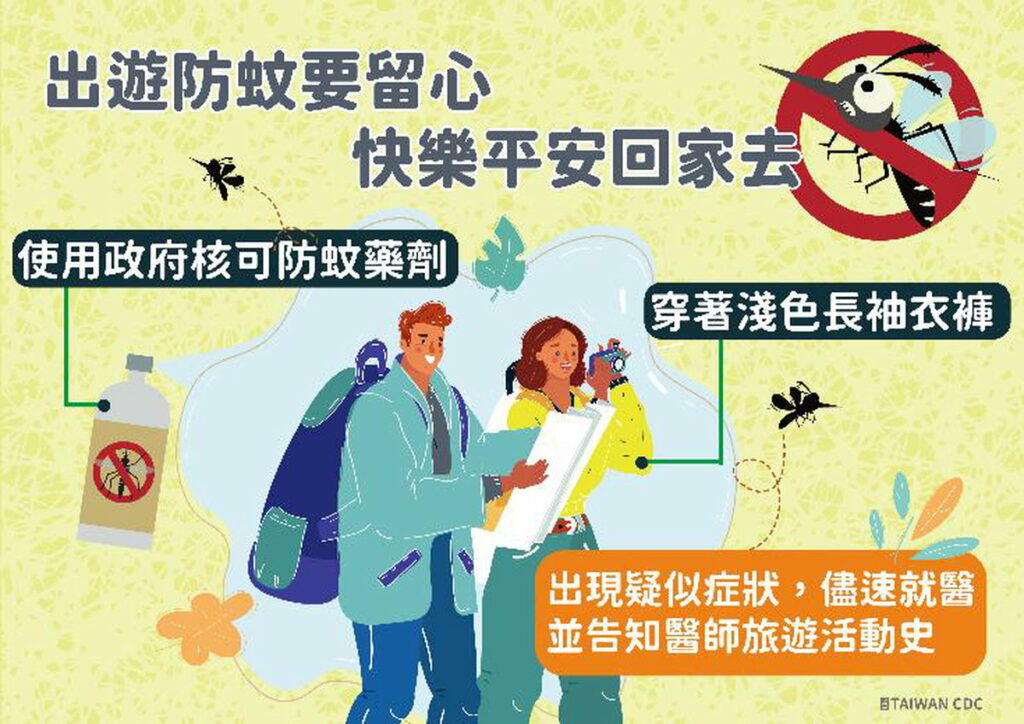 出遊要防蚊