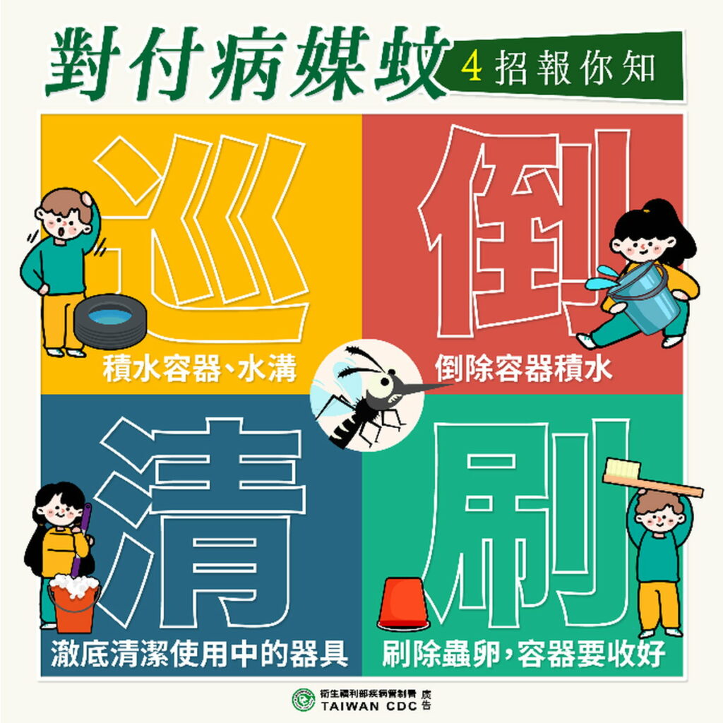 對付病媒蚊4招報你知
