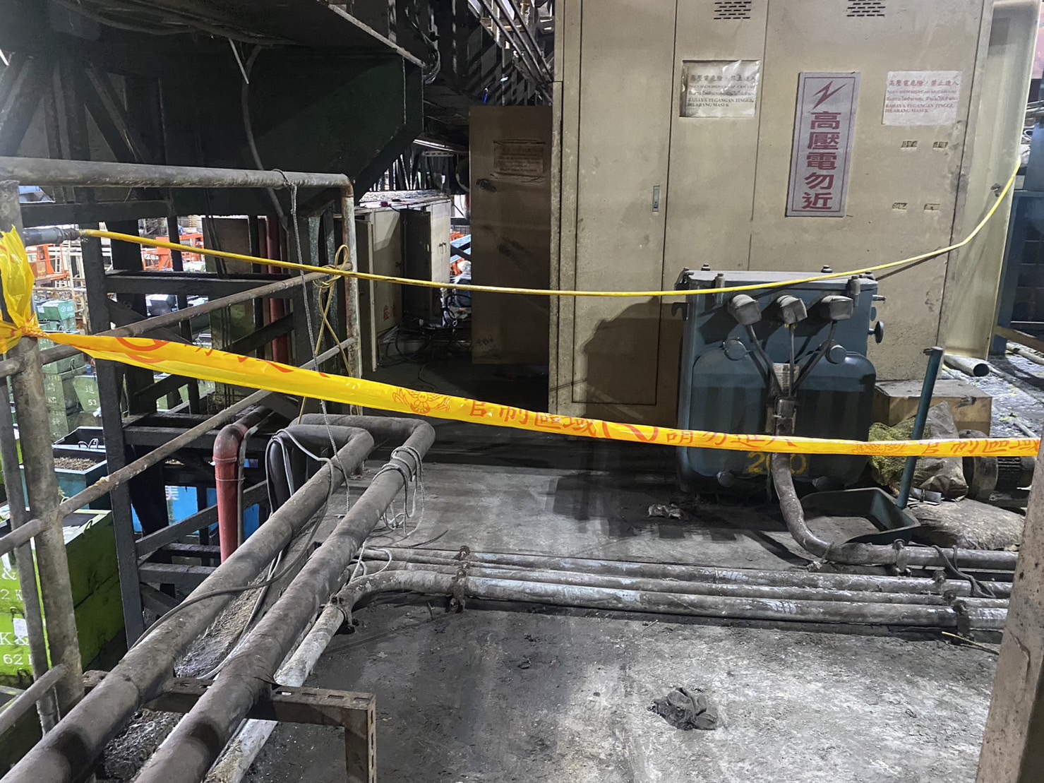 電纜工廠意外事故工人遭電暈送醫