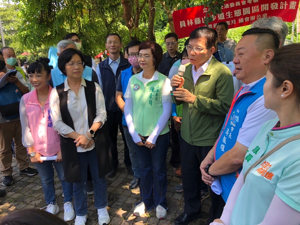 交委會考察藤山步道生態園區開發計畫（圖：交通部路政司）