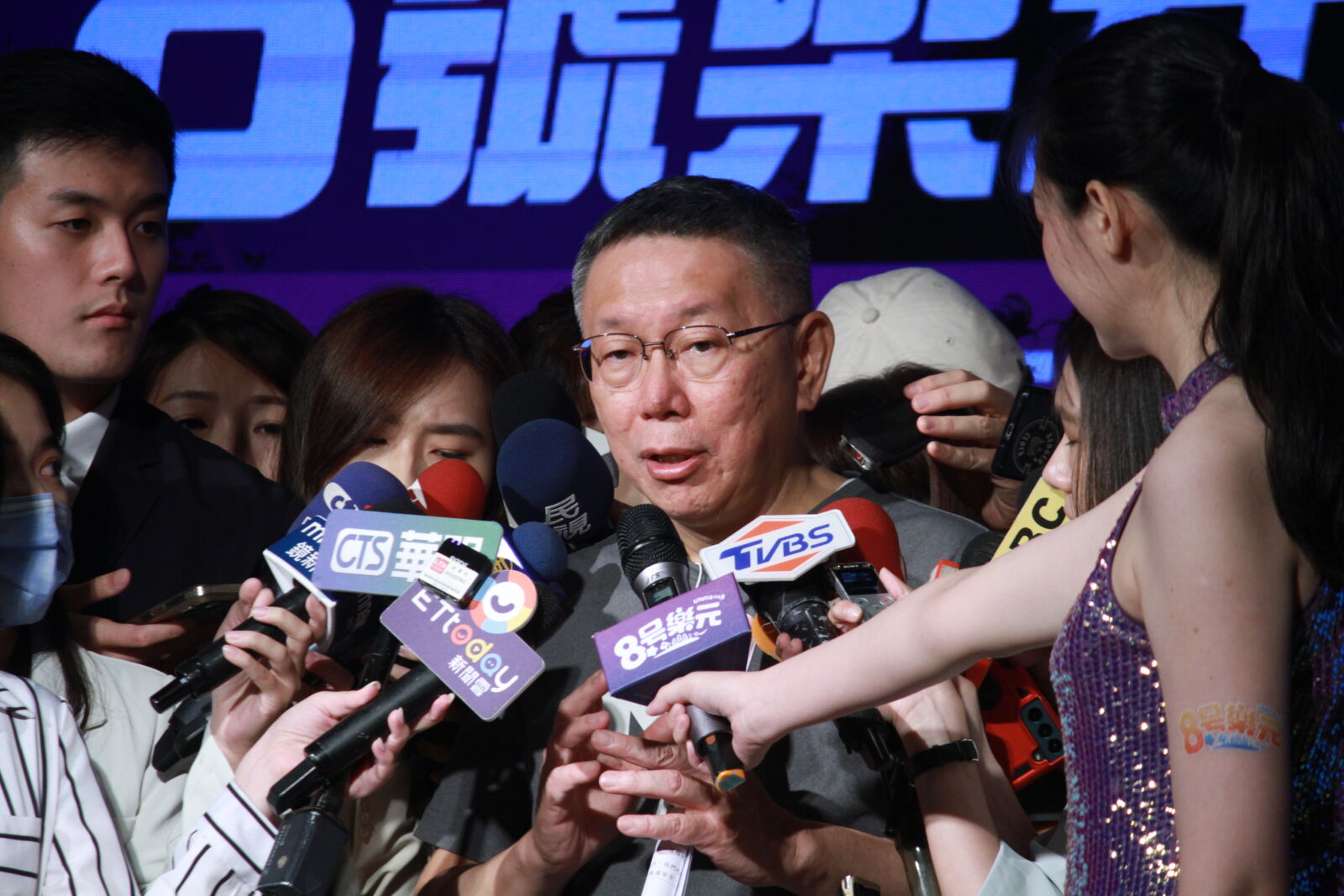 民眾黨總統參選人柯文哲。（方炳超攝）