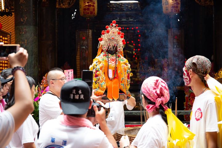 淡水清水祖師繞境 女神將打破性別限制展現民俗新模式