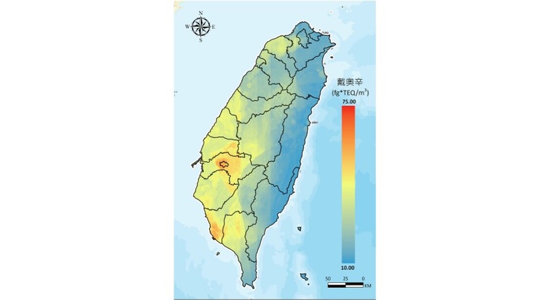 台南成大團隊解析綠化可減戴奧辛
