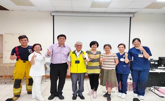中榮埔里分院附設護家 辦理夜間災害情境模擬示範演練暨教育訓練