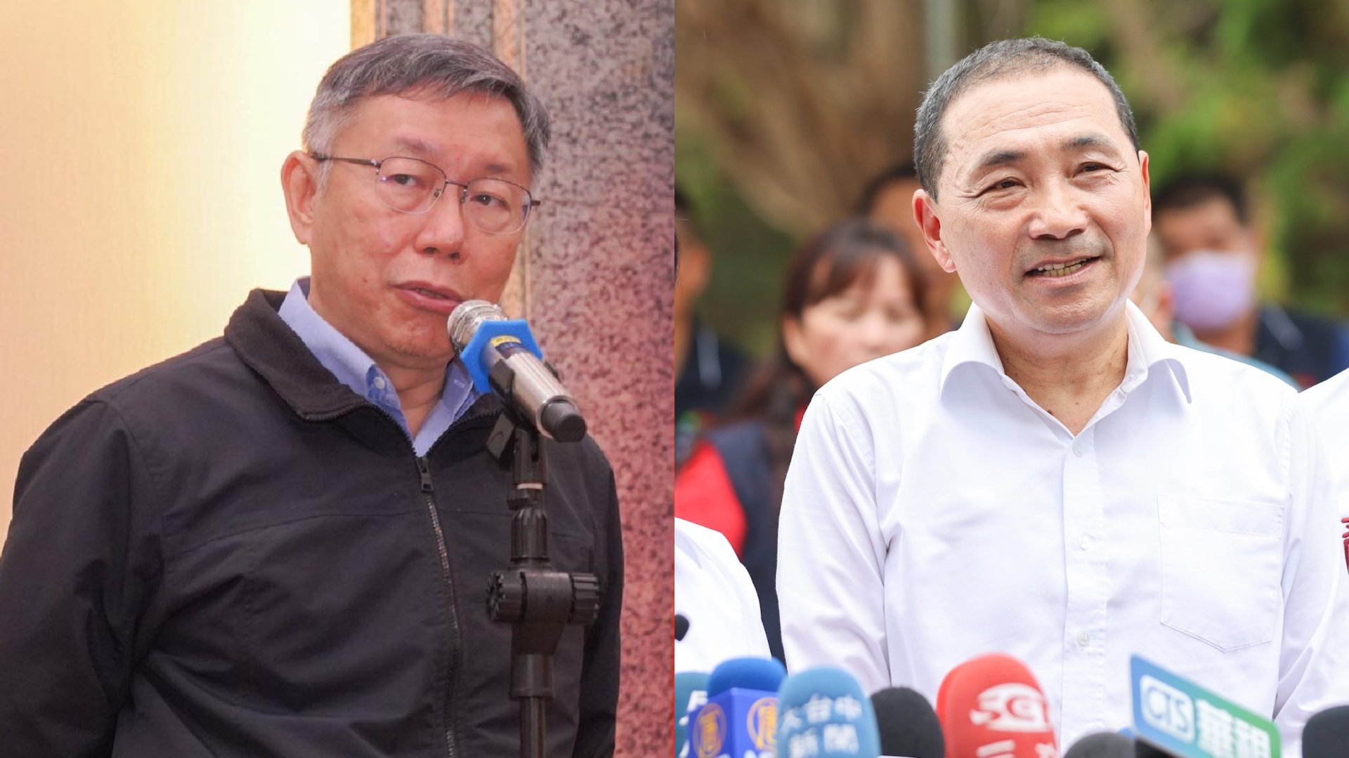 鏡電視上架案闖關,侯友宜、柯文哲齊聲痛批。翻攝兩人臉書
