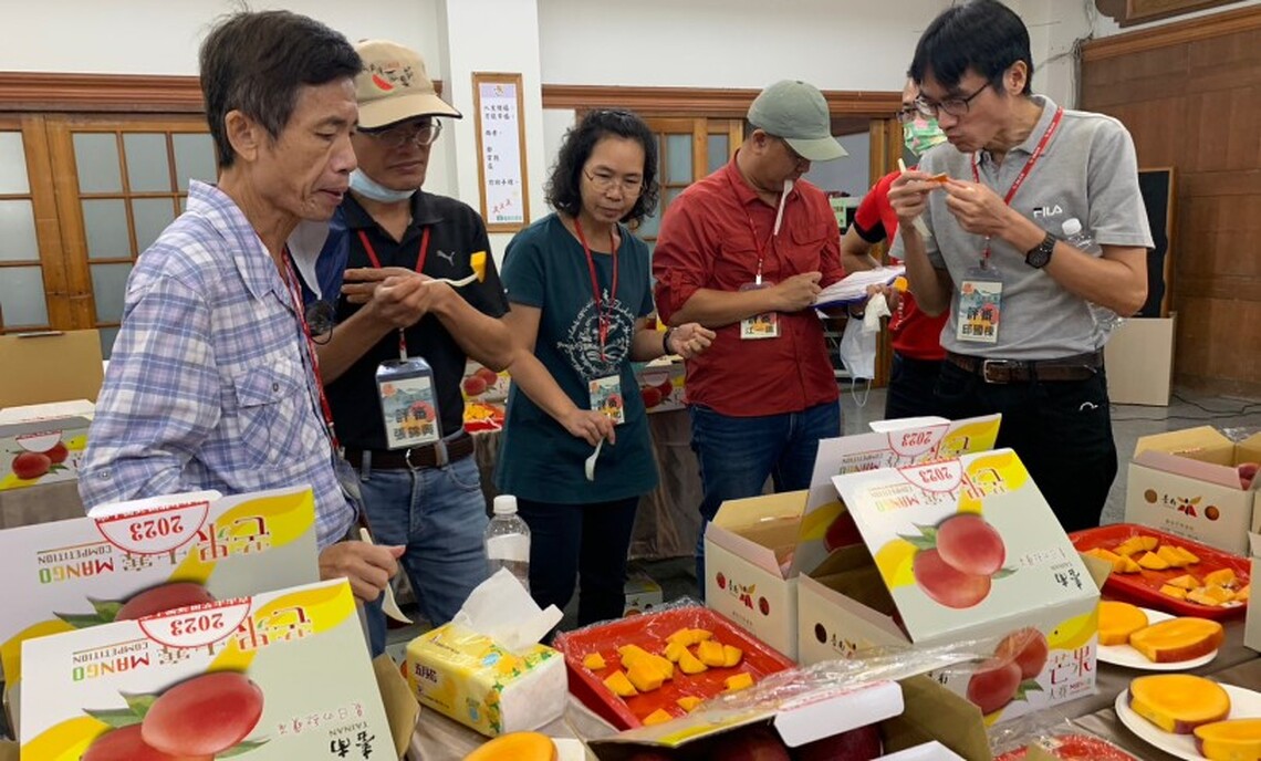 台南芒果評評鑑楠西莊賢隆獲特等獎