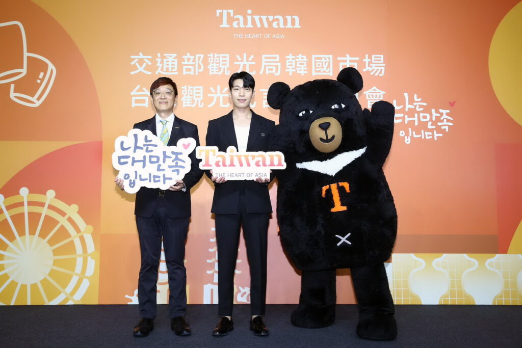 魏嘏雋表示很榮幸成為臺灣觀光代言人,將宣傳臺灣觀光、號召韓國朋友一起來當臺灣族、大滿足!