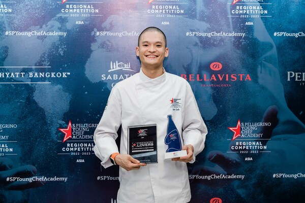 年輕廚師 IAN GOH 榮獲 2022-2023 年 S.PELLEGRINO 青年廚師學院競賽的「高端美食愛好者精神美食獎」
