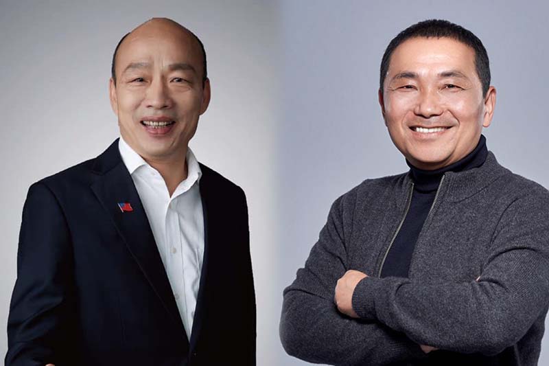 圖/取自韓國瑜、侯友宜臉書