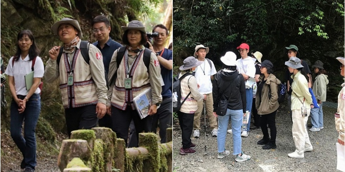 拉拉山社區解說員提供暑期駐點服務 受理現場遊客付費報名