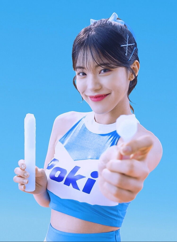 （百吉POKI）請來當紅應援女神李多慧代言