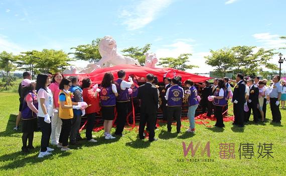 雲林首座獅子紀念公園竣工    小東工業獅子矗立嶄新地標