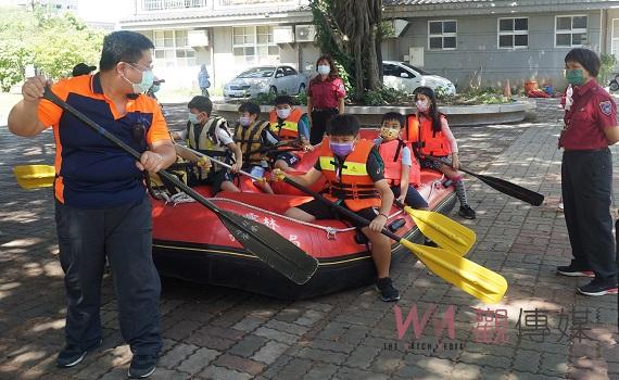 雲林小小消防員暑期營開訓 闖關體驗防火防災救護新知
