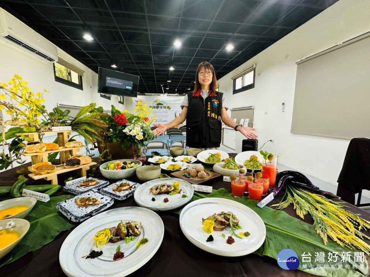 花蓮縣府農業處處長陳淑雯推薦在地製醬人的好醬充滿生活智慧。(圖/記者王丰禾攝)