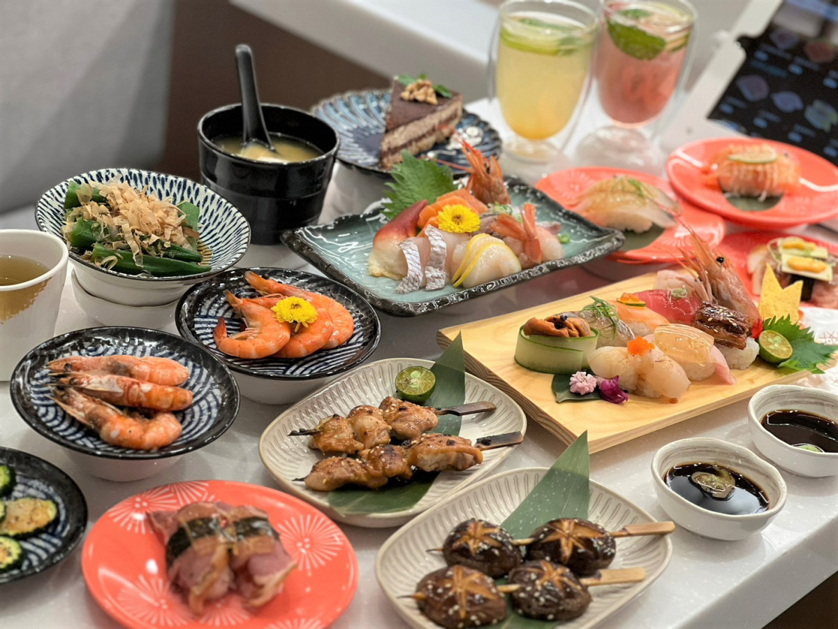 光り鮨迴轉壽司美食令人食指大動。