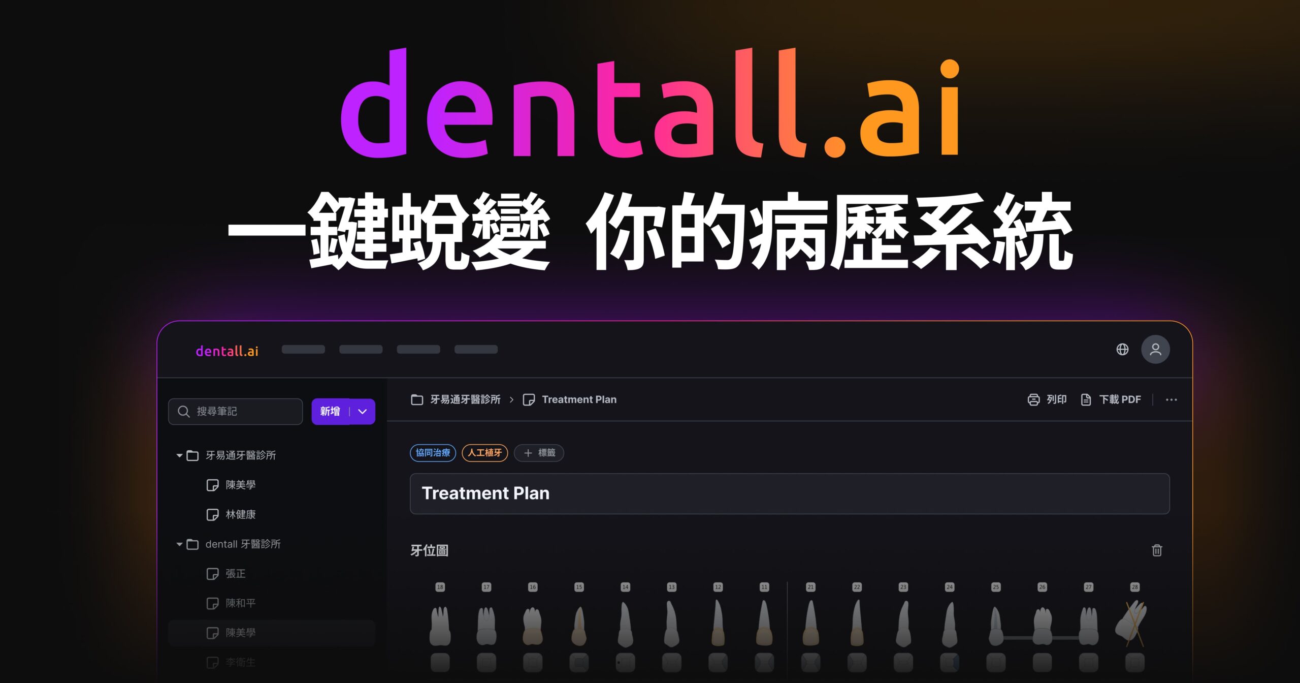 新聞照片01_dentall.ai 專為牙科專家打造的超級助手,牙科智慧醫療再突破