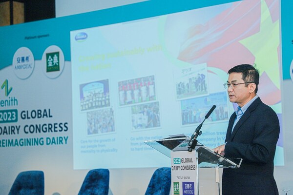Mr. Nguyen Quang Tri, CMO of Vinamilk, shared the brand’s 47-year journey at 2023 Global Dairy Congress Mr. Nguyen Quang Tri, CMO of Vinamilk, shared the brand’s 47-year journey at 2023 Global Dairy Congress