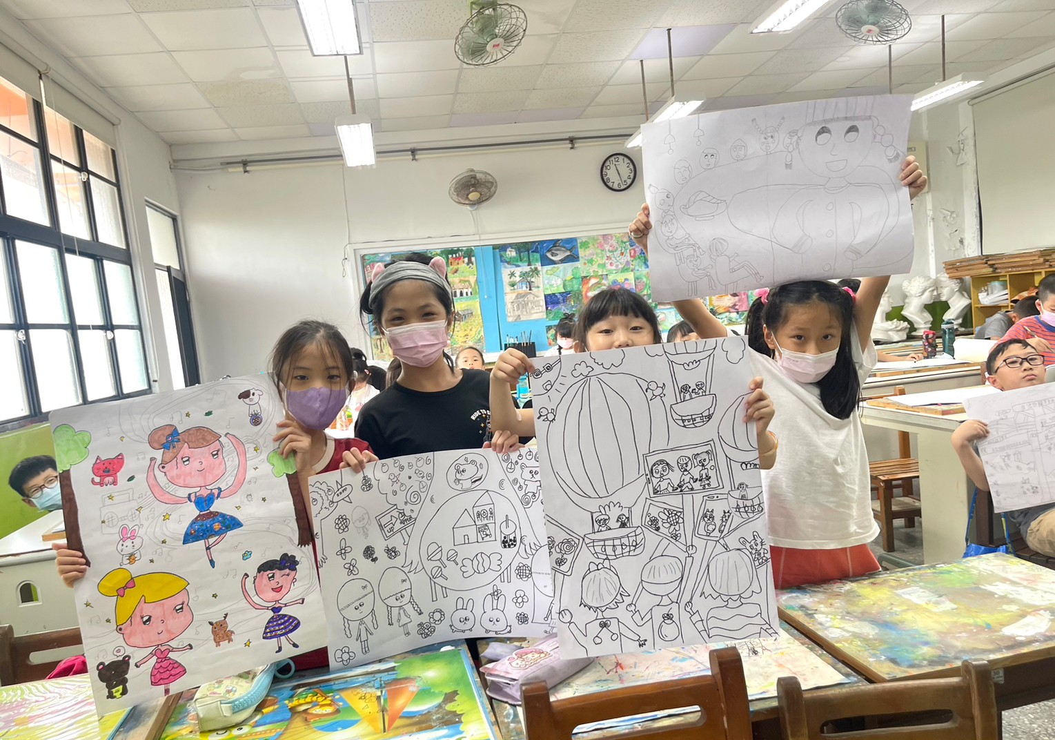 東信國小暑期美術營帶給孩子「繽紛一夏」幸福感