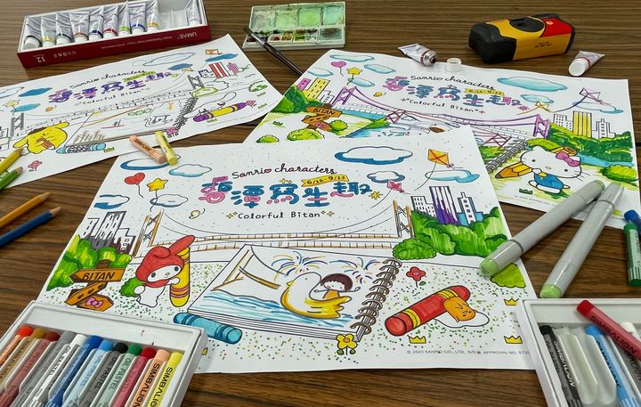 三麗鷗家族明星「碧潭寫生趣」7/4中午開放報名