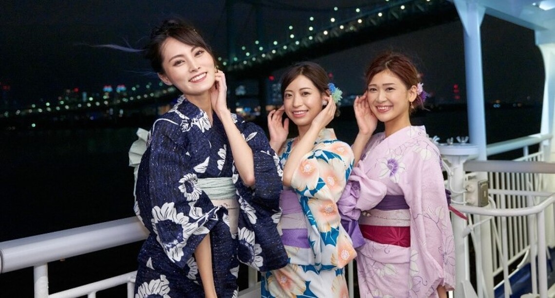 今夏最潮!穿上日式浴衣遊東京 6千噸東京灣納涼船 夏季限定 賞無敵夜景海上狂歡