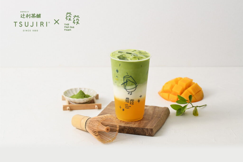 發發x辻利茶舗聯名_辻利抹茶芒果優格
