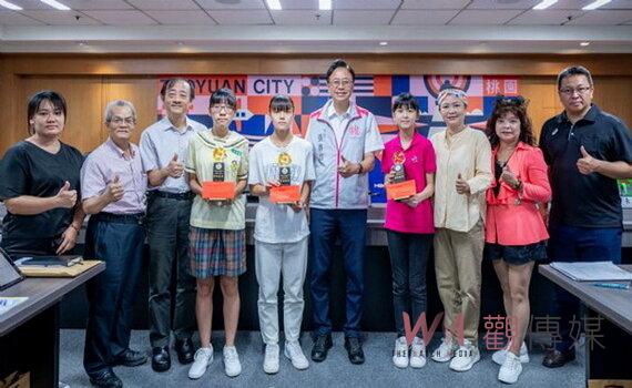 表揚榮獲總統教育獎3位學生 張善政祝福懷抱熱情努力為桃園爭光