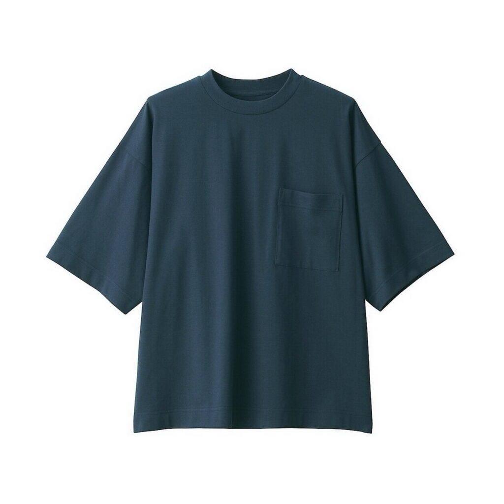 【MUJI無印良品】Labo有機棉天竺圓領短袖T恤,6/28-7/31活動價792元。