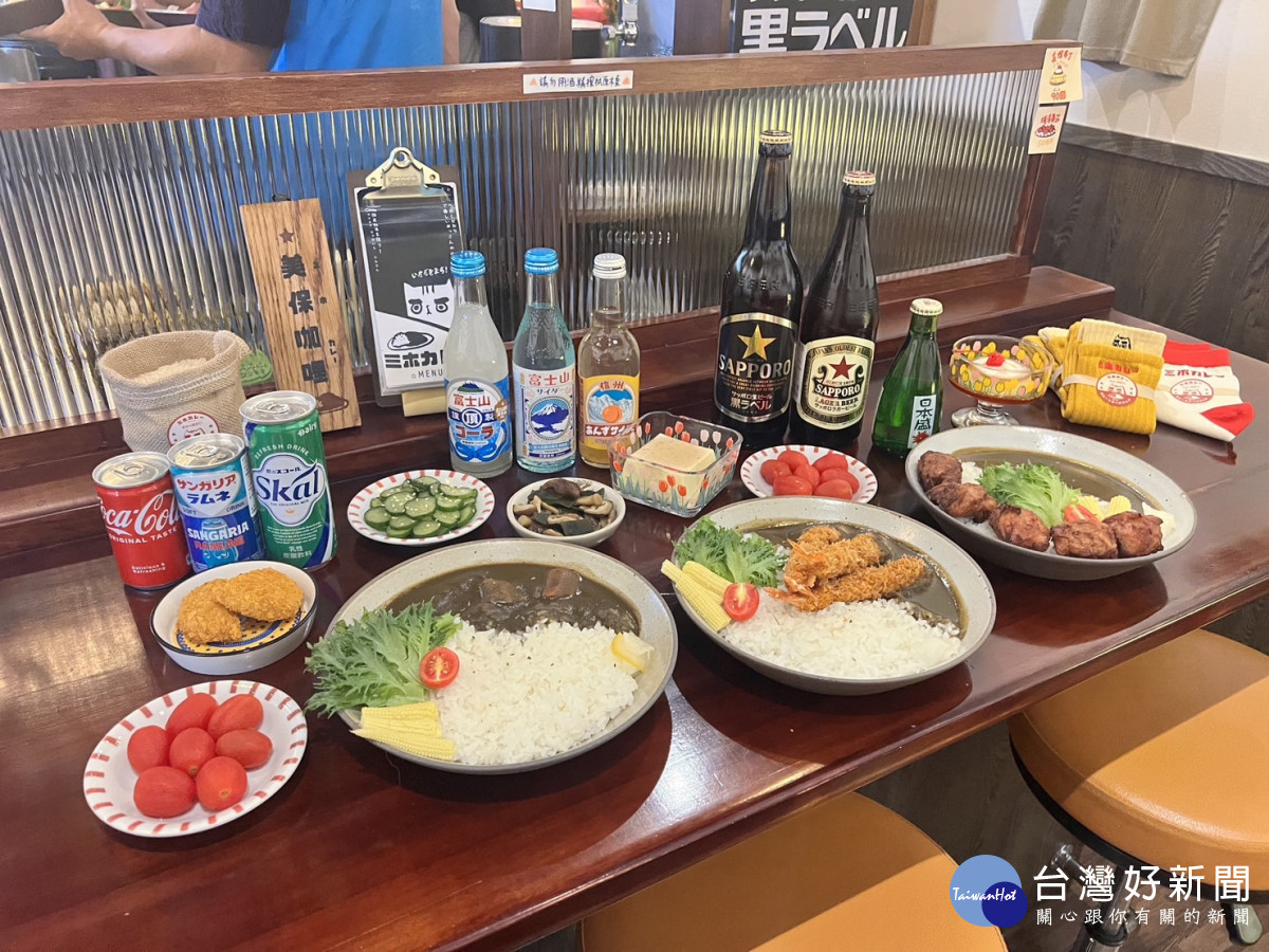 隱身於員林影城商圈巷弄「美保咖哩」(飲酒過量 有礙健康)。圖/記者鄧富珍攝