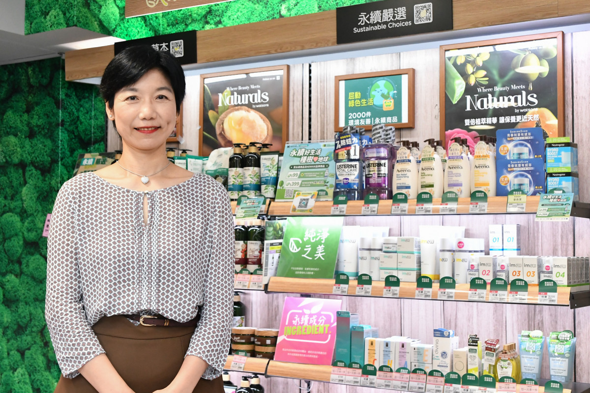 台灣屈臣氏首席營運長 黃艾知表示屈臣氏持續廣邀供應商夥伴及消費者一同實踐綠色行動,希望讓永續影響力持續擴大。