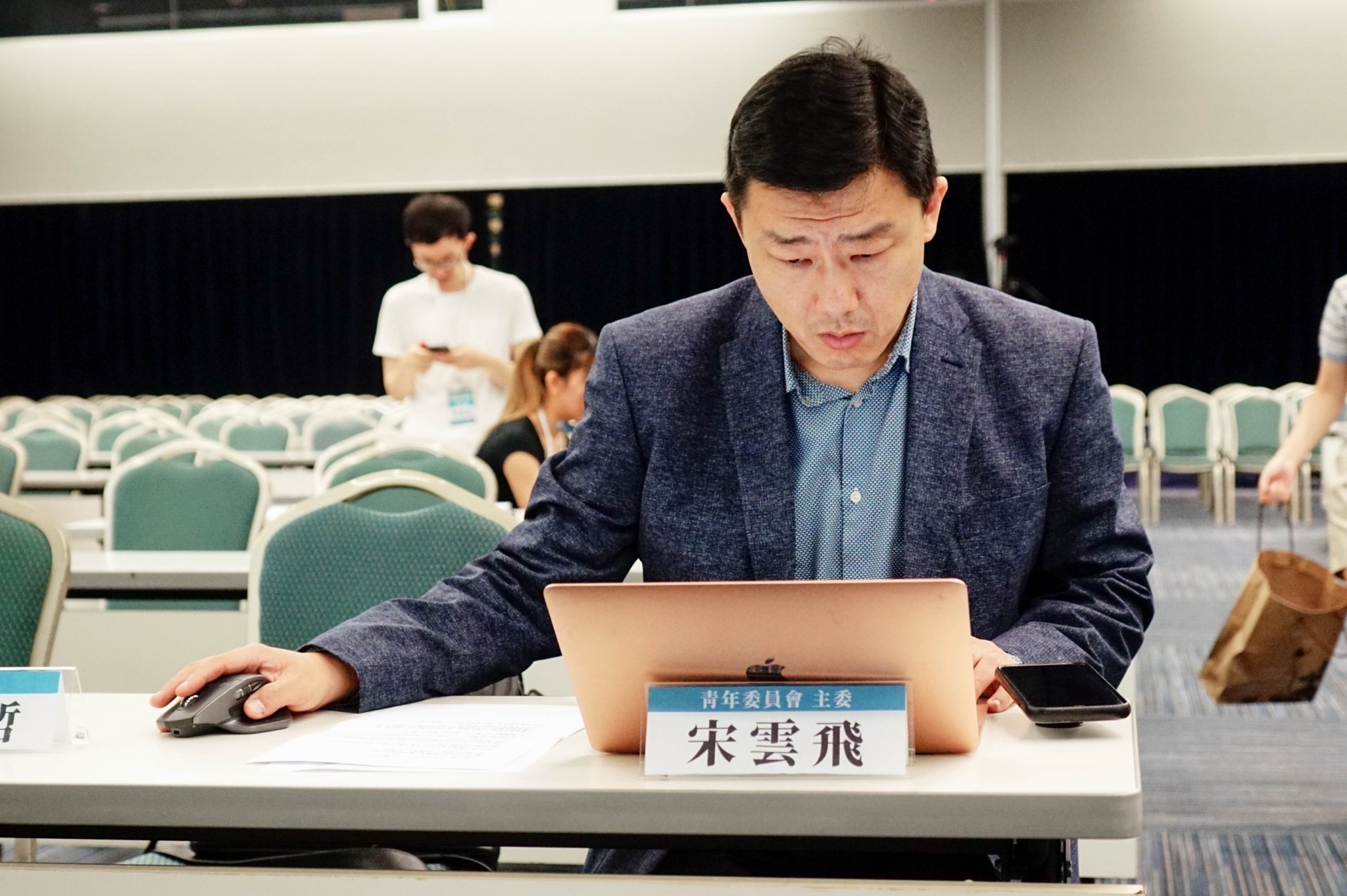 台灣民眾黨組織部主任宋雲飛。(圖／翻攝自宋雲飛 談天論政)
