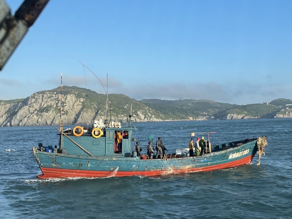 中國漁船越界作業 馬祖海巡捍衛漁權東引扣船 248 中國漁船越界作業 馬祖海巡捍衛漁權東引扣船 247