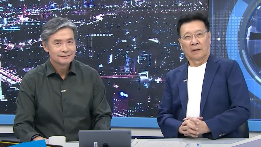 侯友宜競選辦公室執行長金溥聰今(11)日接受中廣董事長趙少康專訪。翻攝趙少康youtube頻道