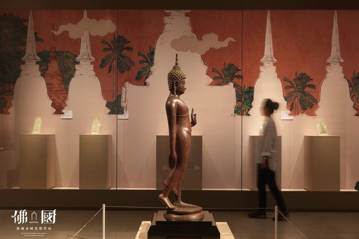 展覽精選40多件館藏泰國造像,展品涵蓋八至十二世紀,為台灣十分難得的收藏。 圖:中台世界博物館/提供
