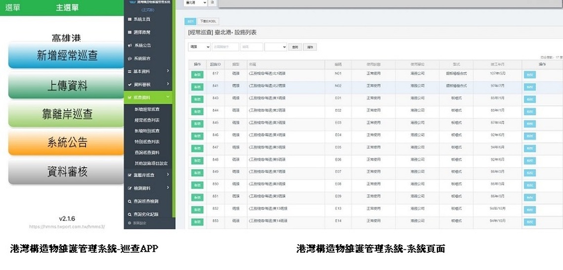 港務公司巡查效率大躍進! 港灣構造物巡查及維護邁入智慧化管理
