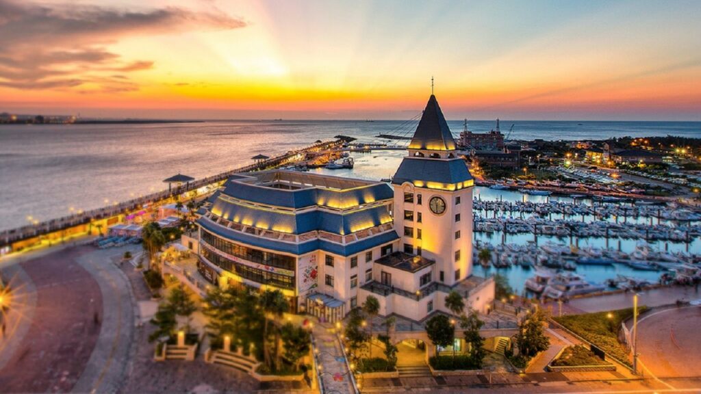 圖5.福容淡水漁人碼頭店_賞夕陽及海景