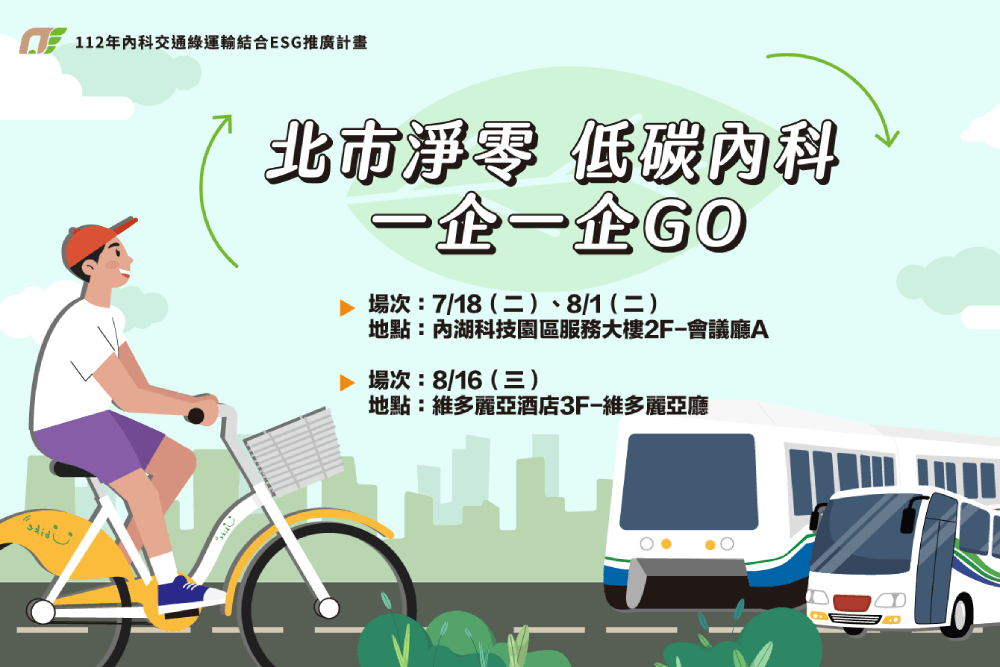 內科交通綠運輸結合ESG 北市淨零、低碳內科推廣活動開跑 275