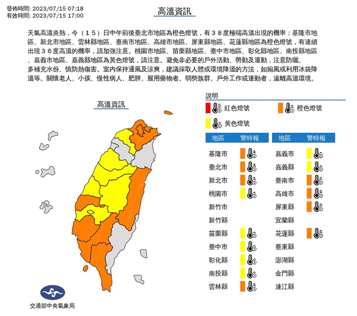 週六低壓帶靠近雨區擴大 3縣市紫外線達「危險級」