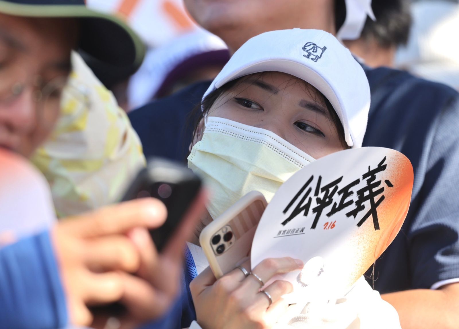  時代力量前立委黃國昌、網紅「館長」陳之漢發起「公平正義救台灣」活動，下午2點在凱道登場。林啟弘攝