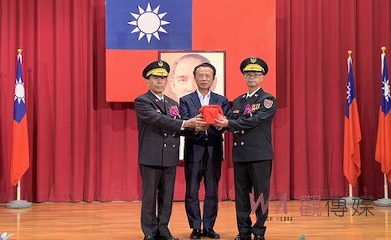蔡建安新任消防局長 翁章梁:百姓的危難就是消防局的家事