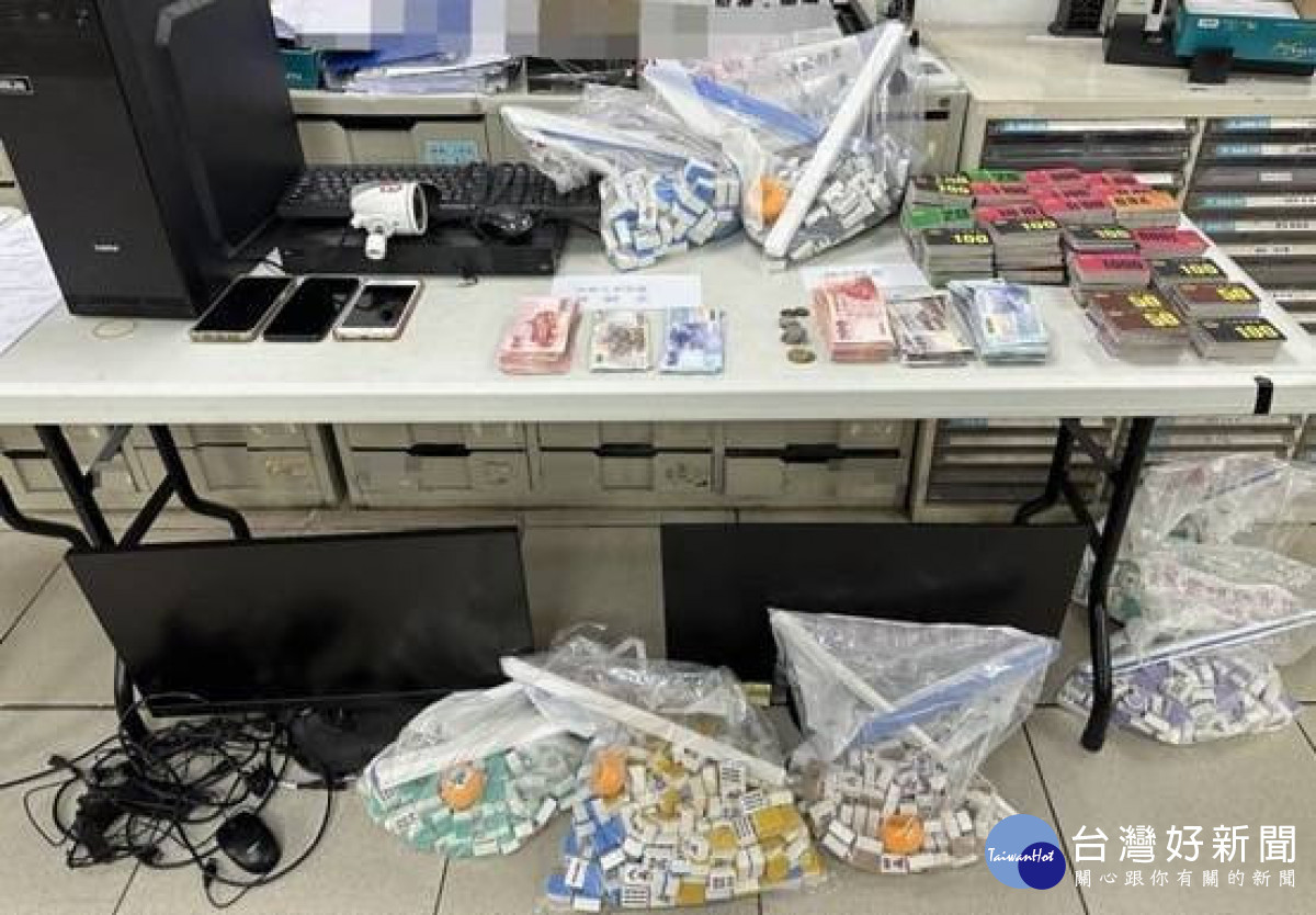 蘆竹警成功破獲休閒社經營賭場。<br /><br /> <br /><br />