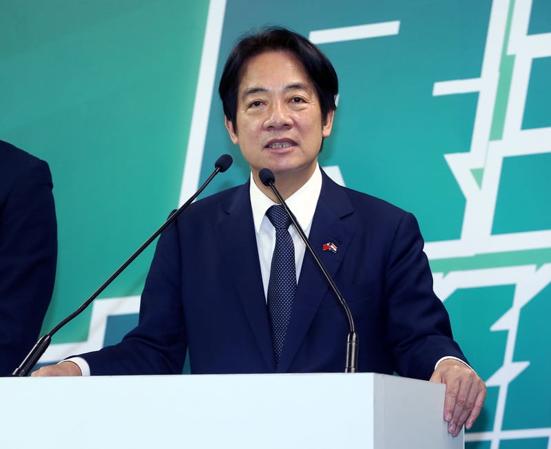 賴清德8月出席巴拉圭總統就職典禮。中央社