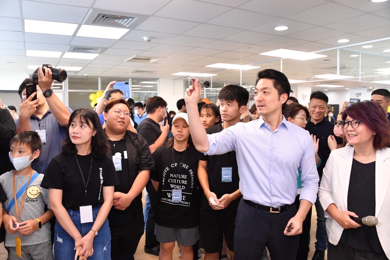 對比凱道酷暑蔡英文稱冷氣還不錯 蔣萬安:望將心比心 262 台北市長蔣萬安出席活動。(北市府提供)