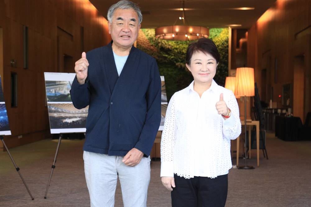 隈研吾在台首座公共建築在台中！   盧秀燕：必孵蛋成功 259