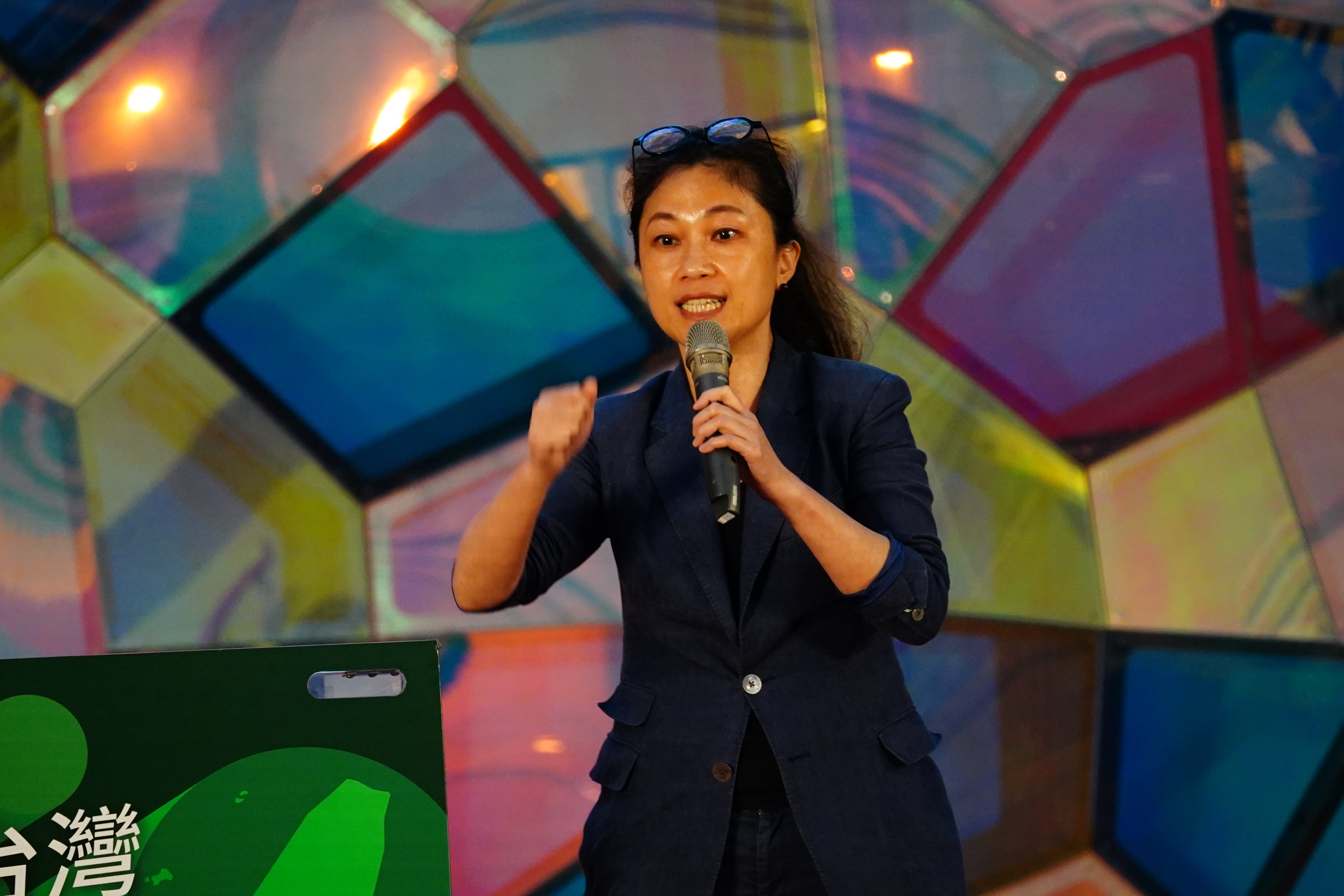 總統府前發言人Kolas Yotaka。林泊志攝