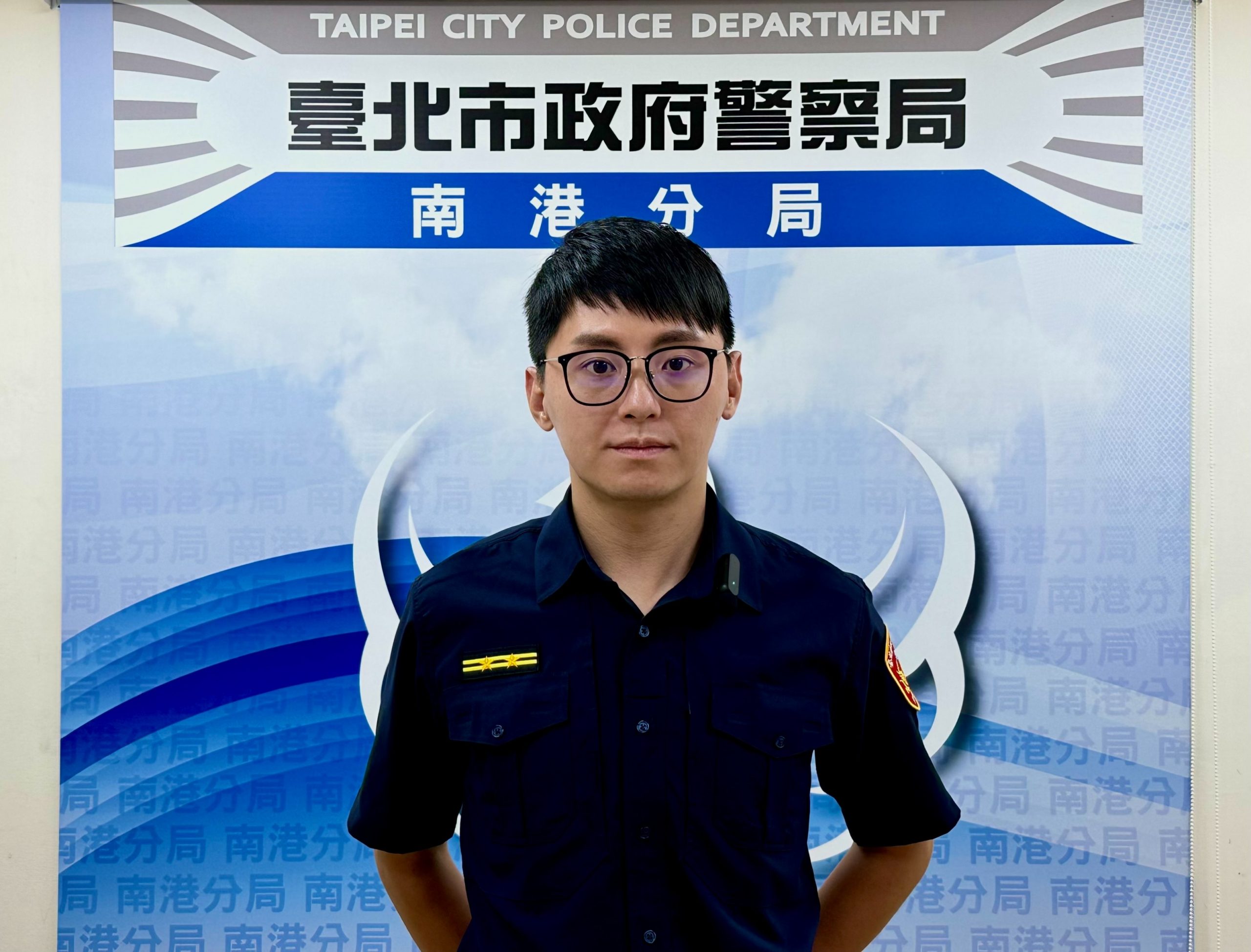 南港派出所所長余承翰說明。