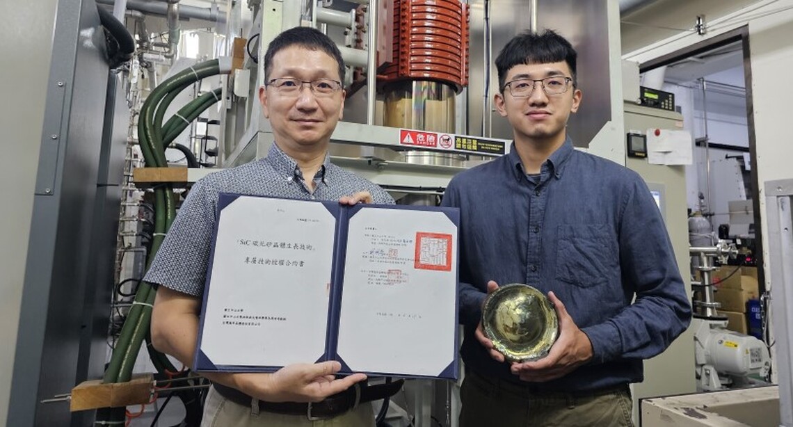 助攻MIT次世代半導體材料 中山大學6吋晶體技轉5千萬